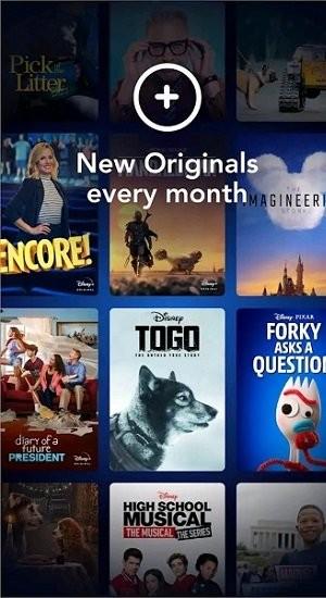 迪士尼流媒体平台Disney+下载,迪士尼,影视app,视频播放器app,迪士尼app